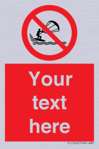 Custom No kite surfing